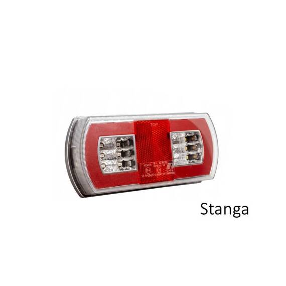 Lampa LED auto/remorca stanga sau dreapta 12V-24V GLO-TRAC stop, semnalizare, pozitie si iluminare numar Cod: TRS030A - 7- Roveli