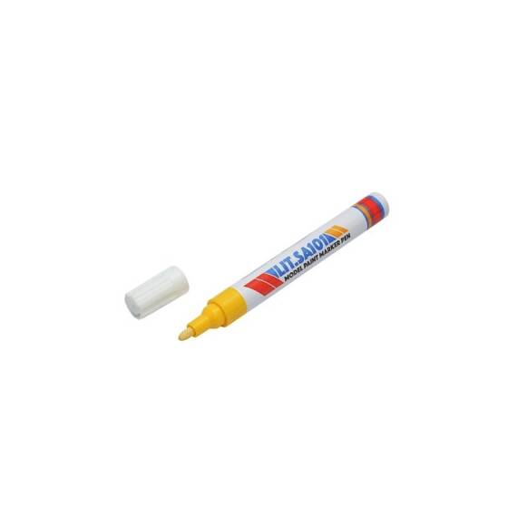 Marker vopsea galben pe baza de ulei, impermeabil, uscare rapida, rezistent exterior Cod: DISPK38 - 2- Roveli