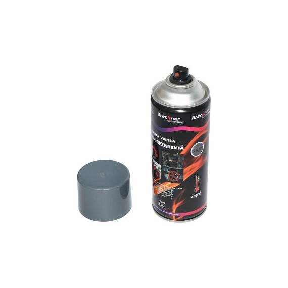 Spray vopsea GRI rezistent termic pentru etriere 450ml. Breckner Cod:BK83113 - - Roveli