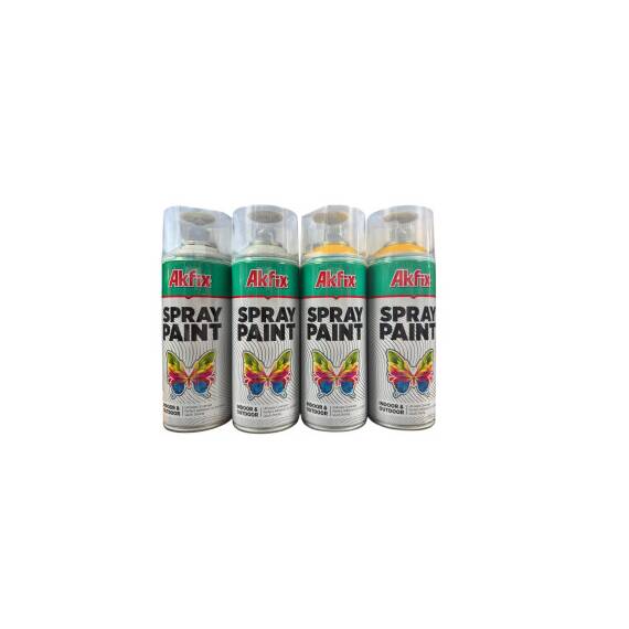 Spray vopsea Akfix Argintiu 400ml Cod: RAL9006 - - Roveli