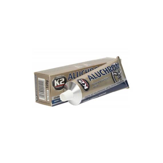 Pasta polish curatare si lustruire suprafete cromate si aluminiu K2 Aluchrom 120g Cod: K0031 - 3- Roveli