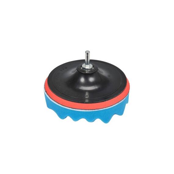 Bureti polisat auto 180 mm M14 6000 RPM 8 piese cu suport adaptor si blana lustruit Cod: YT-47933 - 3- Roveli