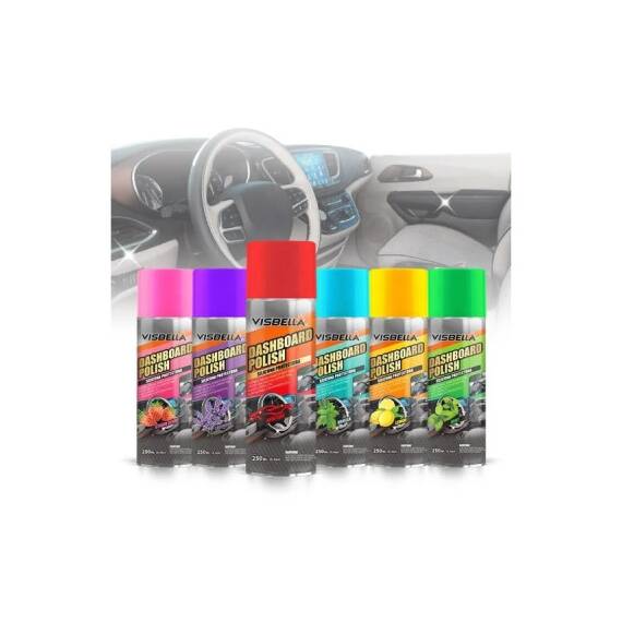 Spray siliconic pentru bord parfumat  Visbella 250ml - 5- Roveli