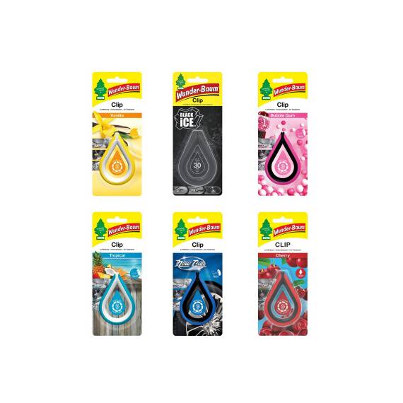 Odorizant auto Wunder-Baum Clips cu prindere tip clama diverse esente - - Roveli