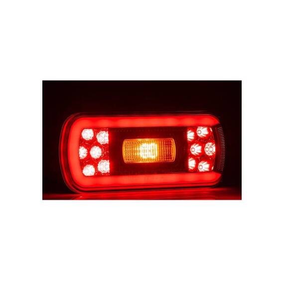 Lampa spate LED 6 functii 12V-24V cu ceata si iluminare numar mufa Fristom Cod: FT-130 PM - 3- Roveli