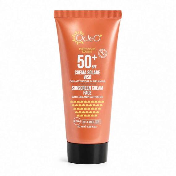 Crema solara pentru fata SPF 50+ cu activator de melanina - - Roveli