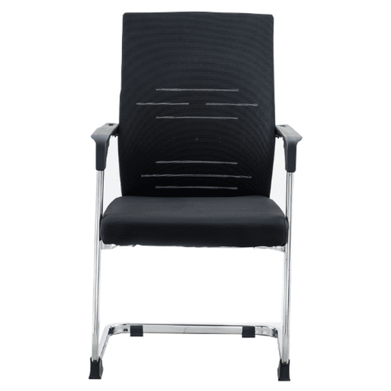 Scaun de conferinta, negru/crom, SALMAN NEW - 3- Roveli