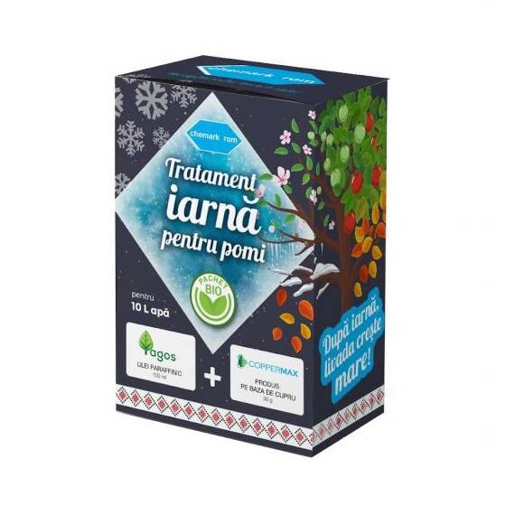 Pachet tratament de iarna pentru pomi pentru 100 L apa - BIO - - Roveli