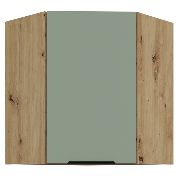 Dulapior de colt superior, aquamarine/stejar artisan, ARSANY 60x60 GN-72 1F - - Roveli