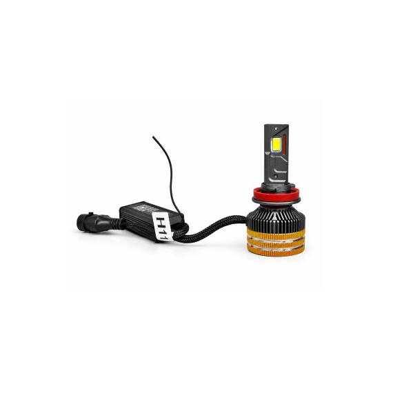 Becuri LED H11 CANBUS cu control prin aplicatie Bluetooth 90W 15000 lumeni 3000K-8000K 12-24V Cod: LX-V88APP-H11 - 2- Roveli