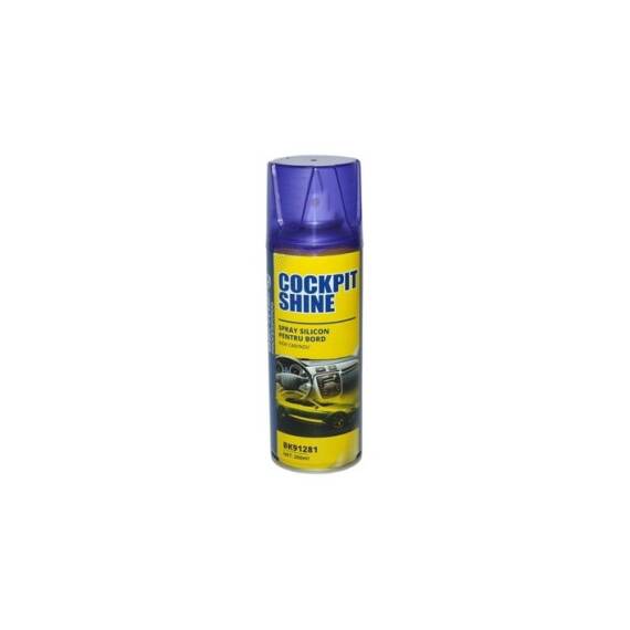 Spray silicon bord antistatic cu parfum New Car 200 ml Cod: BK91281 - - Roveli