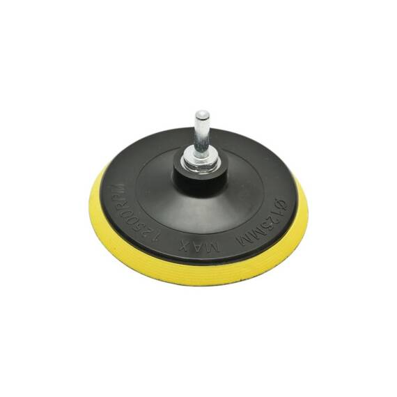Set suport disc slefuire 125 mm Velcro cu 5 discuri abrazive P80-P240 si adaptor M14 Cod: DISVF42 - 2- Roveli