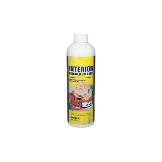 Spray curatare interior auto pentru plastic piele vinil cauciuc si metal 500 ml Cod: BK91297 - - Roveli