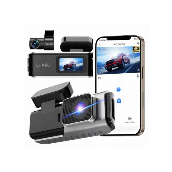 Camera auto dubla LUVRO S6 4K Ultra HD cu WiFi si camera spate Cod: LUVRO S6 - 6- Roveli