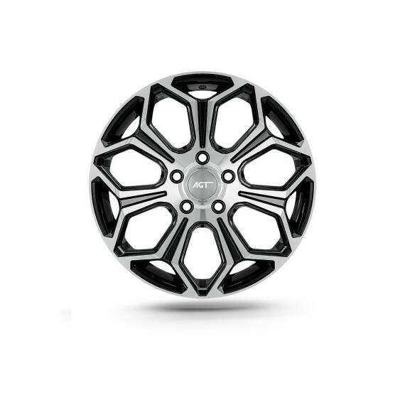 Jante AGT 16x6.5 ET40 5x112 diamond cut compatibile Volkswagen Mercedes Seat Skoda Cupra Cod: AGT 16263-1177 - 4- Roveli
