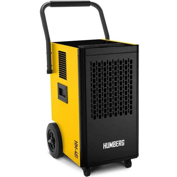 Dezumidificator industrial, roti mari, cronometru 24 de ore, hygrostat, higrometru, functia de dezghetare automata, debit aer 450 m3/h, 50 l/24 h, rezervor de apa 5,5 l, 545 W - 7- Roveli
