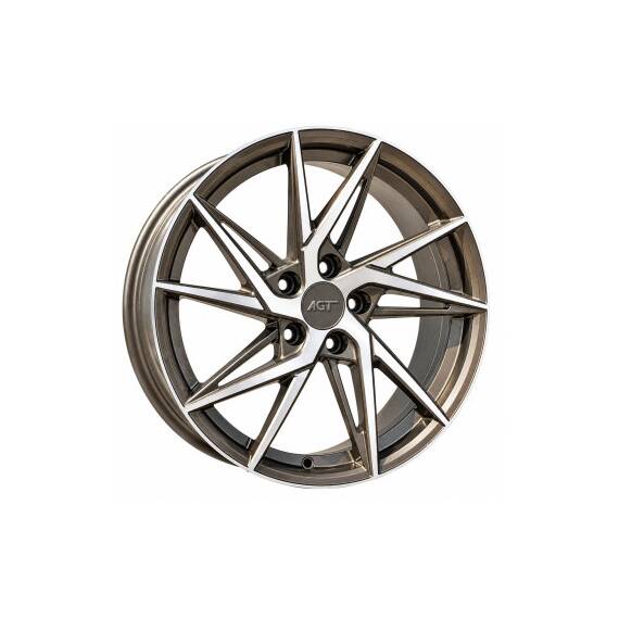 Jante AGT 18x8 ET35 5x114.3 bronz polish mat compatibile Dacia Renault Toyota Nissan Infinity Mitsubishi Suzuki Cod: AGT 18259-0180 - - Roveli