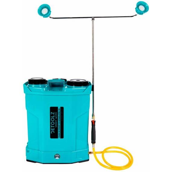 Pompa de stropit cu acumulator, detoolz 16l - - Roveli