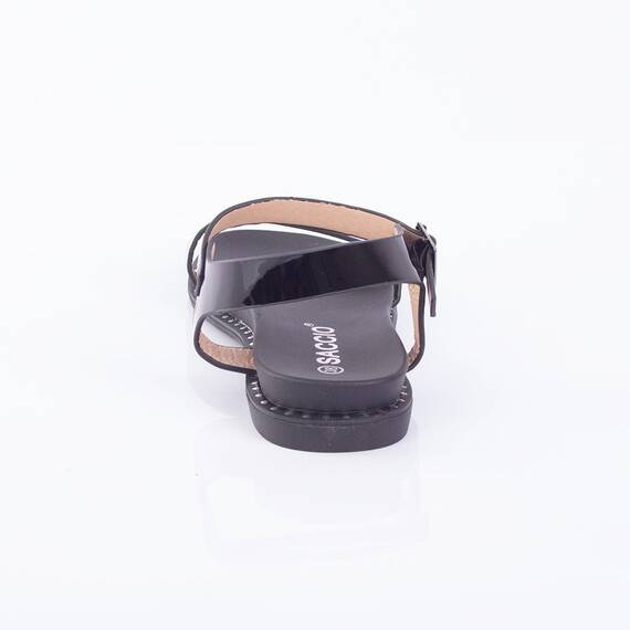Sandale dama comode negre SA1905-BLACK, Culoare (12): Negru, Marime (12): 39 - 4- Roveli
