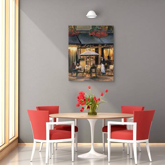 Tablou canvas - Braserie I, 40 x 50 cm - 4- Roveli