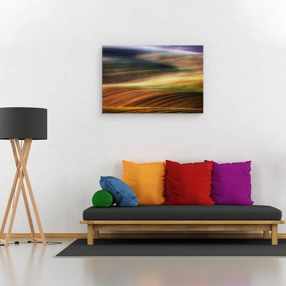 Tablou canvas - Campuri de Toamna, Moravia, Soare, 40 x 60 cm - 2- Roveli