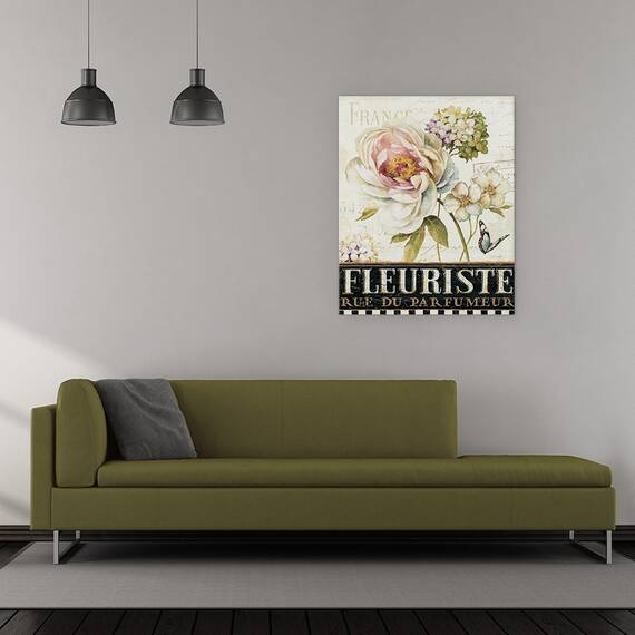 Tablou canvas - Florarie la Paris, 40 x 50 cm - 2- Roveli