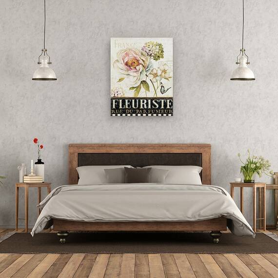Tablou canvas - Florarie la Paris, 60 x 75 cm - 3- Roveli