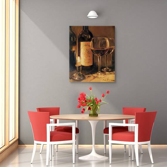 Tablou canvas - In lumina lumanarilor I, 40 x 50 cm - 4- Roveli