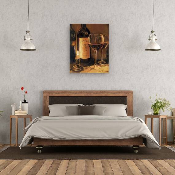 Tablou canvas - In lumina lumanarilor I, 60 x 75 cm - 3- Roveli
