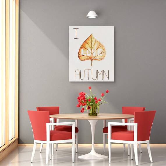 Tablou canvas - Iubire de toamna I, 40 x 50 cm - 4- Roveli