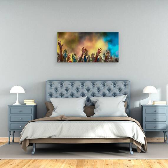 Tablou canvas - Maini, Documentar, Maini, Mana, Brat, Brate, Festival, 50 x 100 cm - 3- Roveli