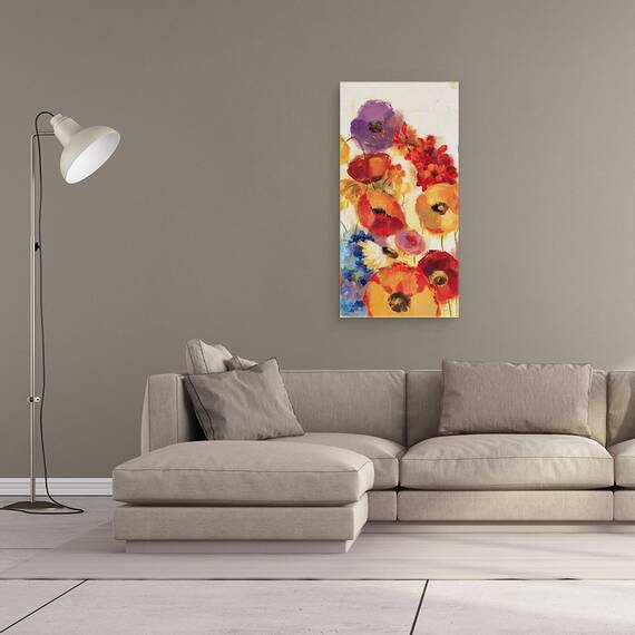 Tablou canvas - Panou de gradina vesel III, 50 x 100 cm - 2- Roveli