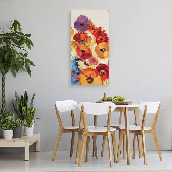 Tablou canvas - Panou de gradina vesel III, 50 x 100 cm - 4- Roveli