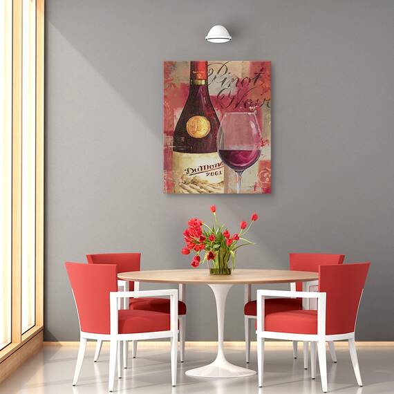 Tablou canvas - Vin abstract I, 40 x 50 cm - 3- Roveli