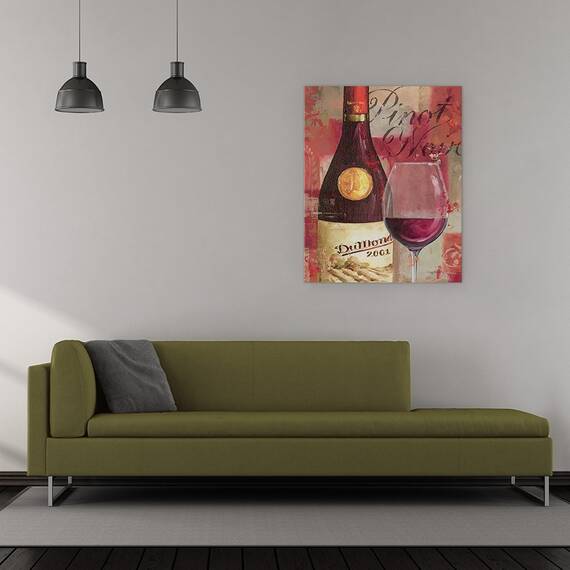 Tablou canvas - Vin abstract I, 40 x 50 cm - 4- Roveli