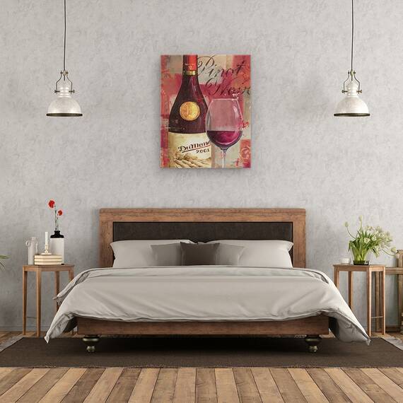 Tablou canvas - Vin abstract I, 60 x 75 cm - 3- Roveli