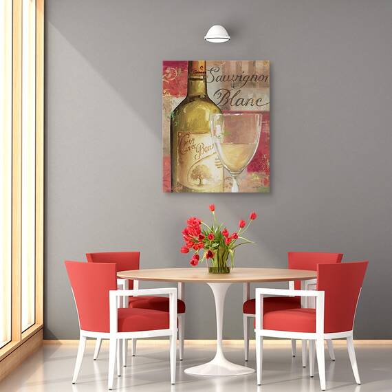 Tablou canvas - Vin abstract II, 60 x 75 cm - 4- Roveli