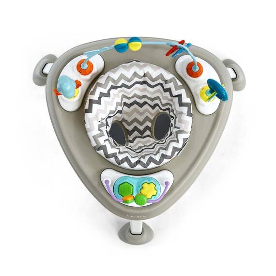 Milly Mally Jumper & Centru de Activitati 360°, Functie Saritor, Inaltime Reglabila, Bounzee Grey - 4- Roveli