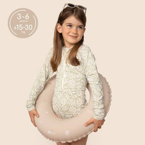 Colac gonflabil de inot SIPO 50 cm, pentru copii 3-6 ani (15-30 kg), Beige - 8- Roveli