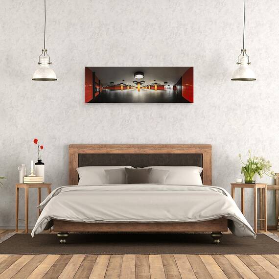 Tablou canvas - Pe Scena, Germania, Berlin, Panorama, Arhitectura, Subteran, 30 x 90 cm - 3- Roveli