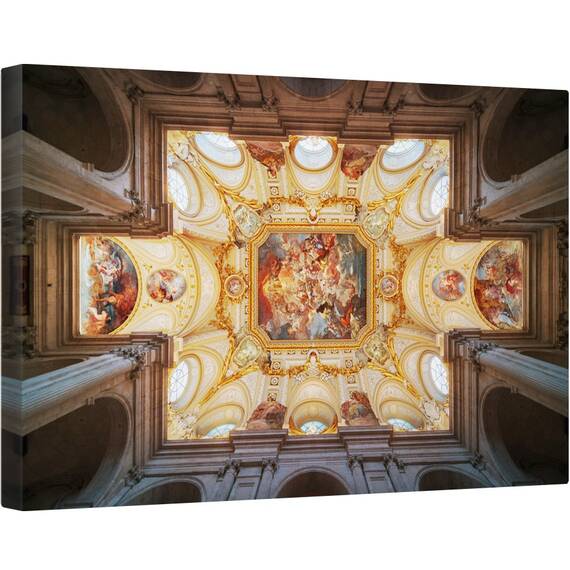 Tablou canvas - Real, Madrid, Arhitectura, Spania, Oras, Europa, Calatorie, 60 x 90 cm - - Roveli