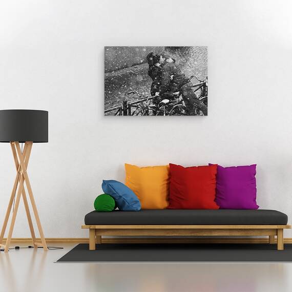 Tablou canvas - In Negru, Fata, Pusti, Copil, Renasterea, Medieval, Capra, 40 x 50 cm - 2- Roveli