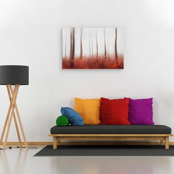 Tablou canvas - Paduri Fara Sfarsit, Padure, Padure, Peisaj, Pomi, Copac, Frunze, 80 x 120 cm - 2- Roveli