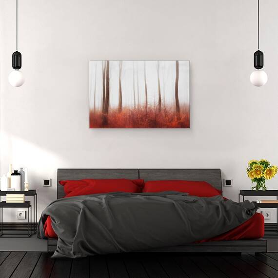 Tablou canvas - Paduri Fara Sfarsit, Padure, Padure, Peisaj, Pomi, Copac, Frunze, 80 x 120 cm - 3- Roveli