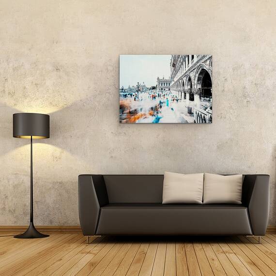 Tablou canvas - Venetia, Venetia, Palat, Palate, Stalp, Piloni, Coloane, 50 x 70 cm - 2- Roveli