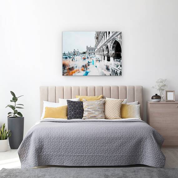Tablou canvas - Venetia, Venetia, Palat, Palate, Stalp, Piloni, Coloane, 60 x 80 cm - 3- Roveli