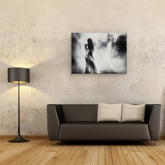 Tablou canvas - Ziua in Care Am Incetat Sa Dansez, Stare de Spirit, Abur, Dansator, Portret, 50 x 70 cm - 2- Roveli