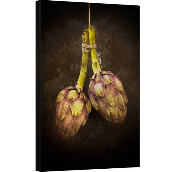 Tablou canvas - Anghinare, Anghinare, Vegetal, Legume, Bucatarie, Agatat, Omida, 60 x 90 cm - - Roveli
