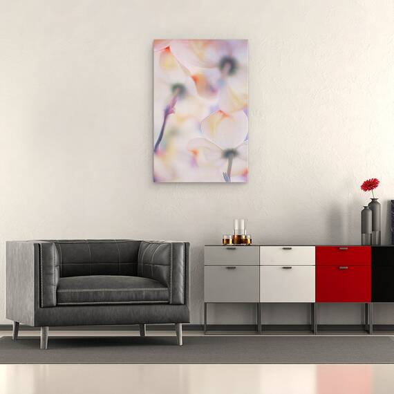 Tablou canvas - Flori, Floare, Moale, Macro, Flori, Pastel, 60 x 90 cm - 2- Roveli