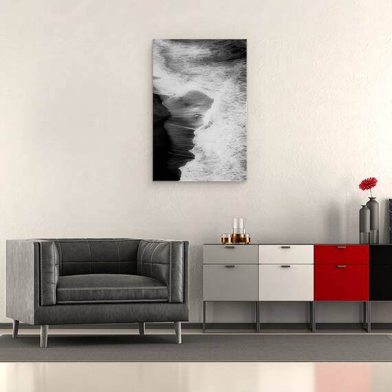 Tablou canvas - Incercarea de A Naviga, Mare, Nisip, Surf, Litoral, Singur, 80 x 120 cm - 2- Roveli